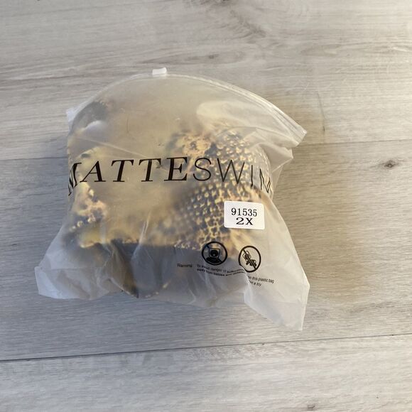 Matte Swim Nyke One Piece leopard print 2X NWT in packaging never‎ worn! - Picture 6 of 6